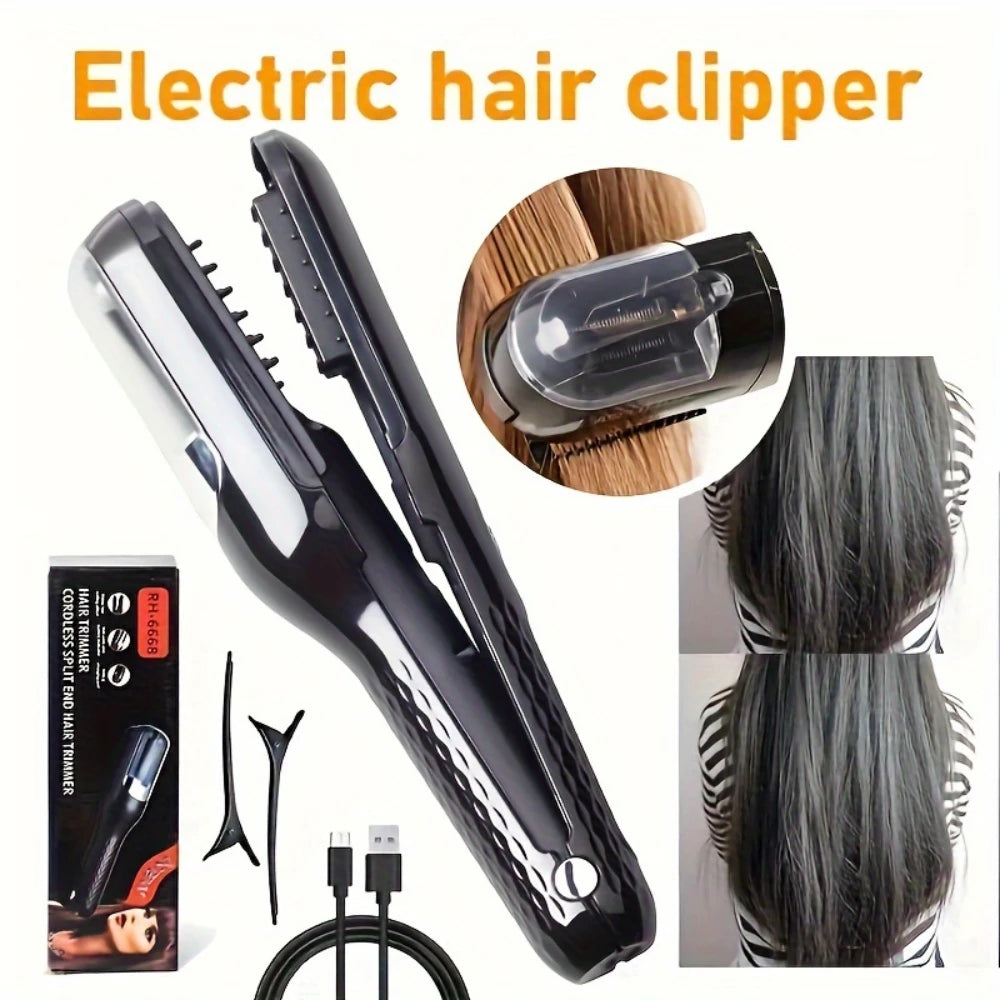 Hair ends Trimmer Split Remover Dry Damaged Brittle Professional Automatic Trim Split for Women Cordless Hair cutting machine