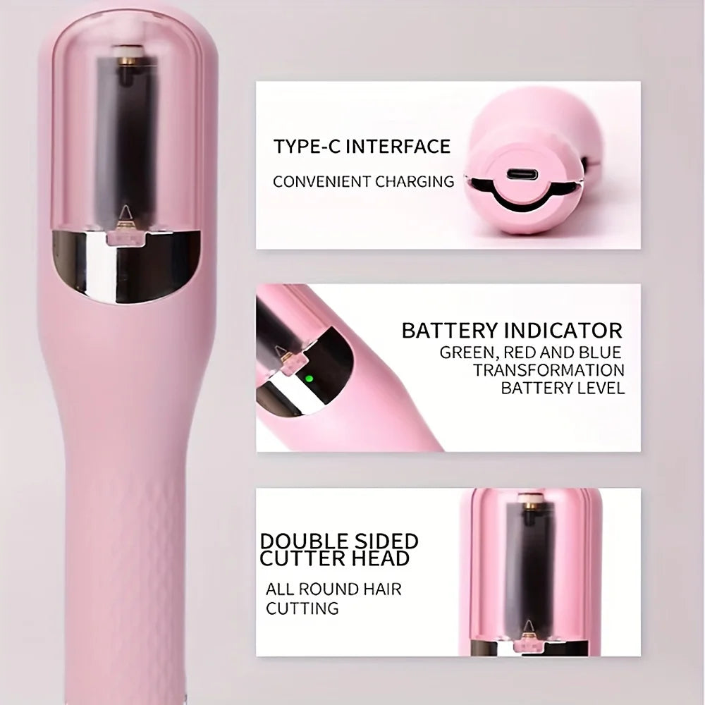 Hair ends Trimmer Split Remover Dry Damaged Brittle Professional Automatic Trim Split for Women Cordless Hair cutting machine