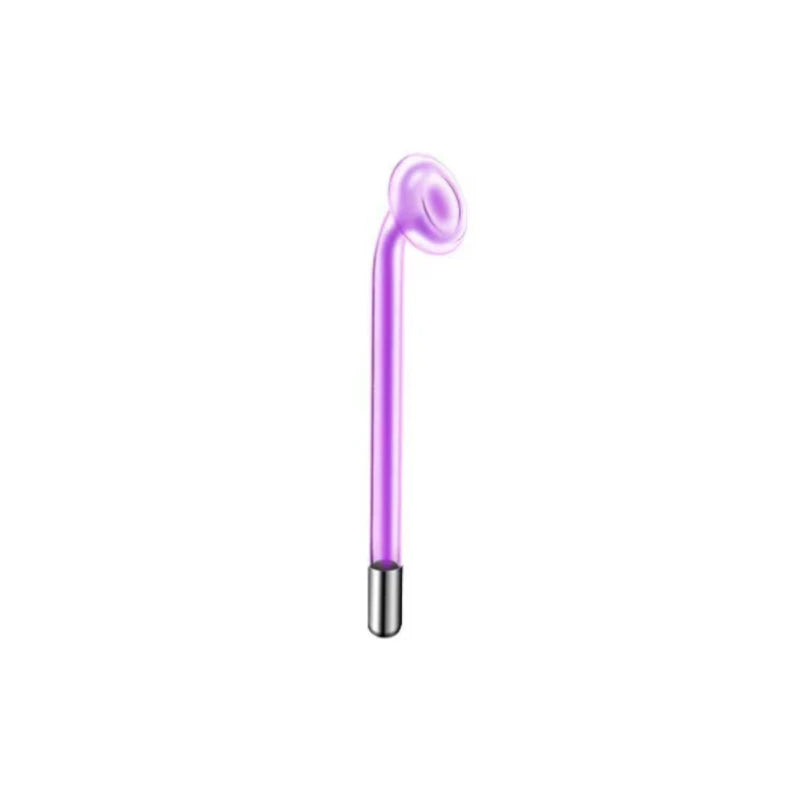 High Frequency Nozzle Attachment Mushroom Facial Body Glass Electrode HF  Tubes Neon Argon Violet Skin Care Tool