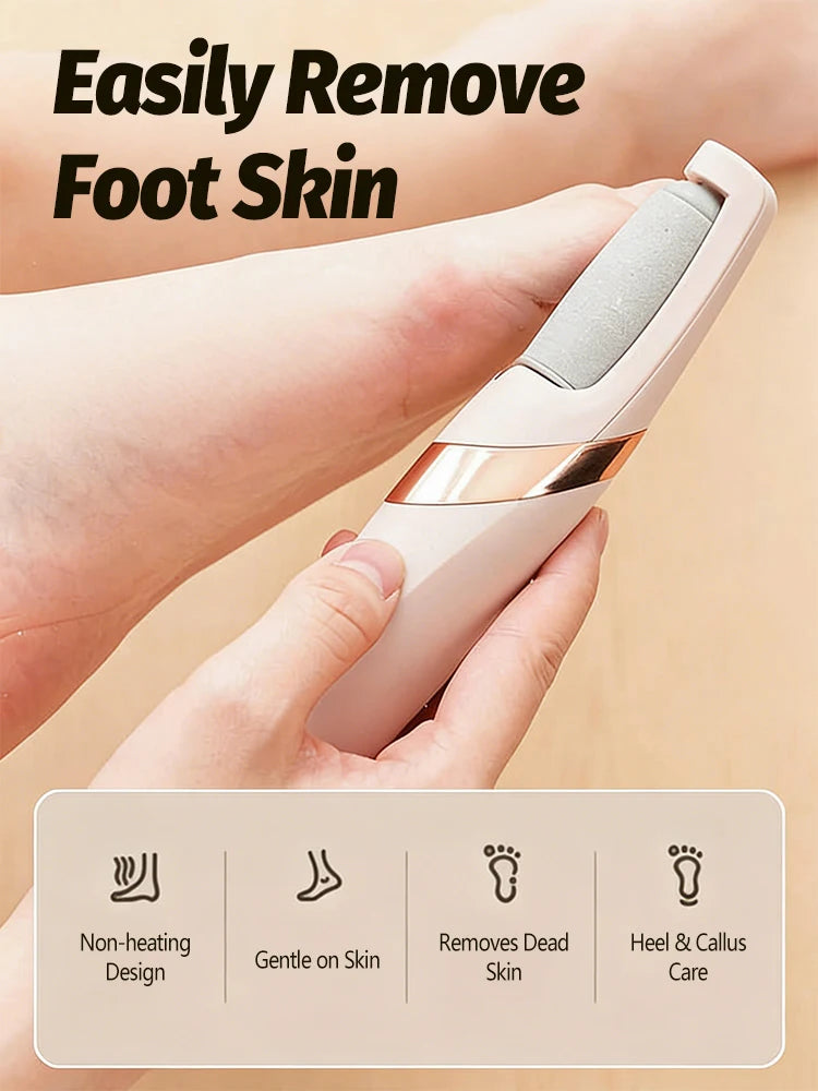 Waterproof Foot Heel Callus Remover Feet Dead Skin Removal Skin Care Tool Electric portable pedicure.