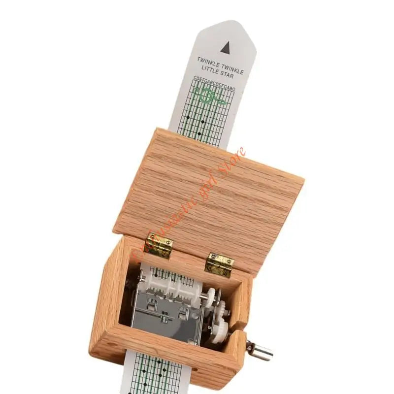 Craft Your Own Songs with 15 Note Hand Crank Music Box and Melodies Paper Strips RXJB